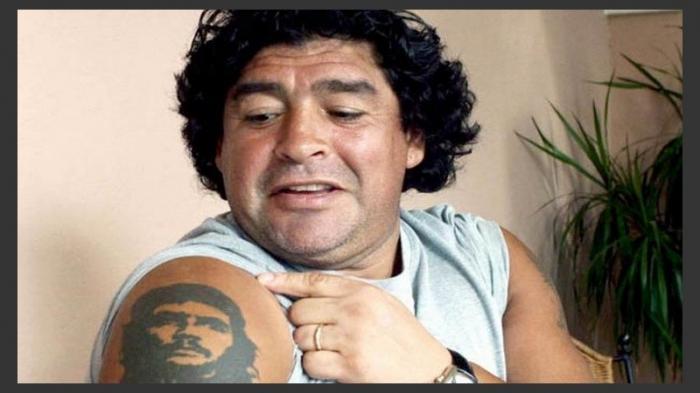 maradona tatuaje del che Tomada de www.rosario3.com