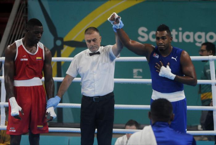 Arlen López hizo gala de su pegada ante el ecuatoriano Jhojan Caicedo