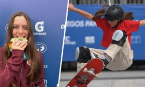  Muy contenta la canadiense con su victoria