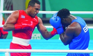 Julio César La Cruz (izquierda) y Arlen López ganaron sus oros panamericanos números cuatro y tres, 
en ese orden. fotos: endrys correa vaillant, enviado especial