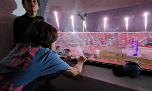 La sala fue inaugurada para alegría de los niños y la familia. 