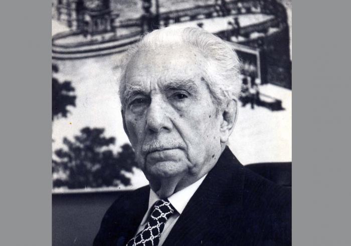 Juan Marinello, intelectual cuabano-  Foto: Osvaldo Salas, 1977.  Jumm0019