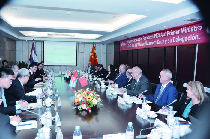 Visita del Primer Ministro de Cuba, manuel Marrero Cruz a China, Visita al parque Industrial China America Latina PLICA