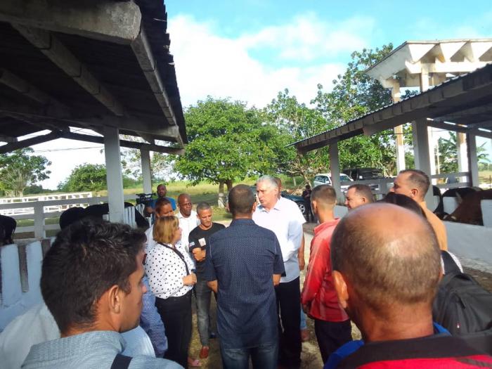 Diaz Canel en Matanzas