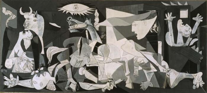 Obra Guernica, de Pablo Picasso.