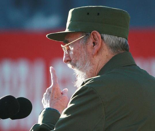 Fidel Castro en la Universidad de La Habana.   Foto: Raúl Abreu  Publicada: 04/09/2010   Fid19320
