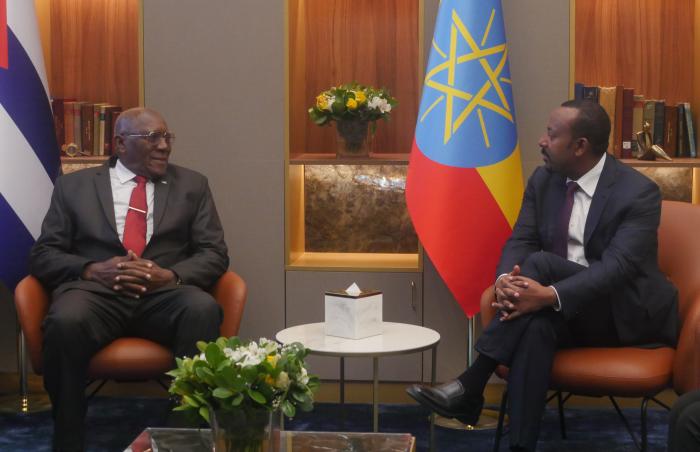  Salvador Valdez Mesa se reunió con el Primer Ministro de Etiopía