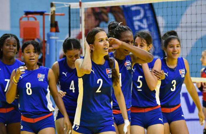 Las cubanas debutan en la arena internacional. 