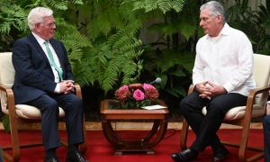 Encuentro de Díaz-Canel con Comisionado de la UE