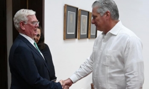 Encuentro de Díaz-Canel con Comisionado de la UE