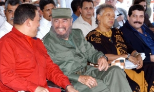  Fidel y Hugo Chavez en la Feria del Libro