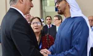 Diaz Canel en Emiratos Árabes Unidos