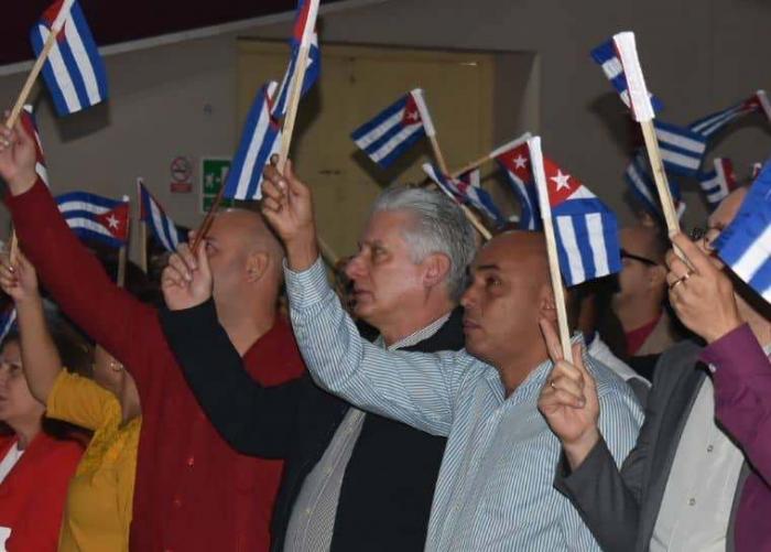 Díaz-.Canel en sesión de la Asamblea Municipal del Poder Popular de Santa Clara