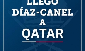 Llega presidente cubano a Qatar