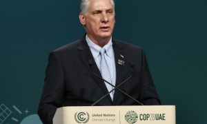 Diaz Canel en cumbre COP28