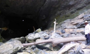 Entrada a la cueva