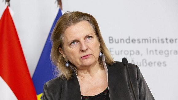 Karin Kneissl, exministra de Asuntos Exteriores de Austria
