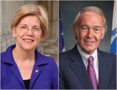 congresistas-de-eeuu-piden-a-biden-sacar-a-cuba-de-lista-terrorista Elizabeth Warren y Ed Markey. Foto: Massachusetts Municipal Association.