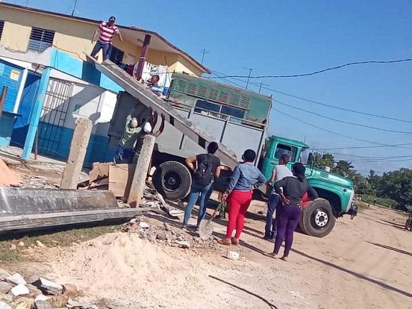 El fenómeno meteorológico no provocó pérdidas de vidas humanas, pero sí notables daños materiales. 