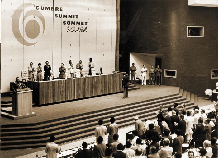 NOAL, La Habana 1979. Sexta Cumbre 1979.
Foto: Mario Ferrer, 9-9-79.

Fid17742