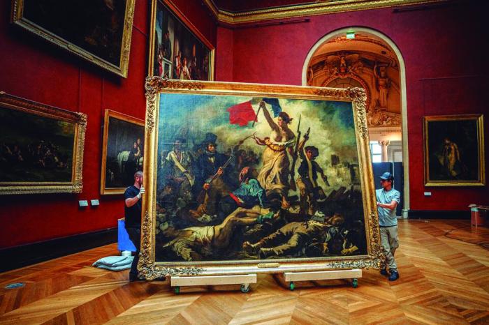 La libertad guiando al pueblo servía de inspiración a los oprimidos, pero pronto la doctrina del sálvese quien pueda comenzó a mostrar su verdadero rostro. foto: afp