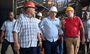 Miguel Díaz-Canel visita al municipio artemiseño de Bahía Honda