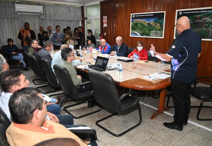 Diaz Canel Cárdenas Cupet
