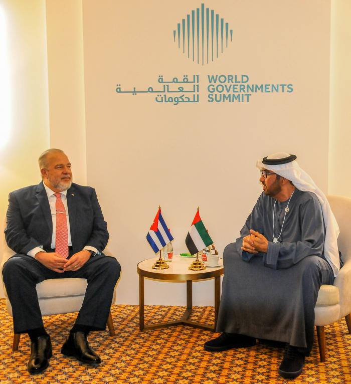 encuentro con Sultán Ahmed Al Jaber