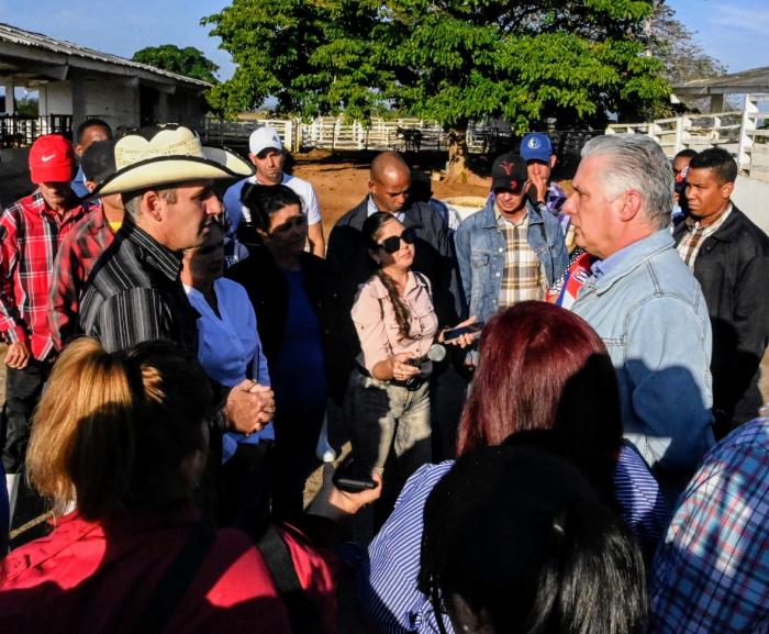 Diaz Canel en Pinar del Rio