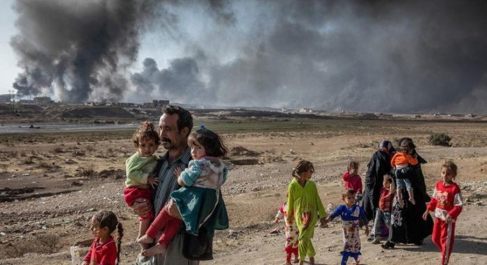 El capitalismo es responsable de dos grandes guerras mundiales y de miles de conflictos regionales, causantes de cientos de millones de muertes. foto: acnur