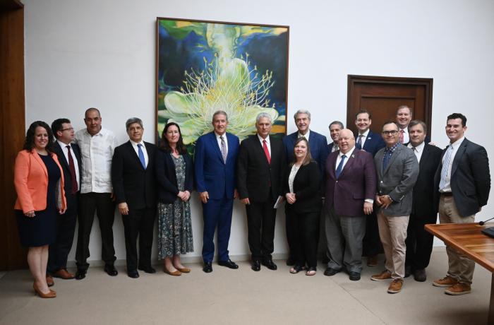 Encuentro con empresarios agricolas norteamericanos