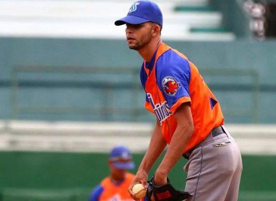 Yanielkis Duardo salvó el juego que le dio la victoria a Trinidad en la Copa de Clubes Campeones del Beisbol cubano. foto: Radio Trinidad