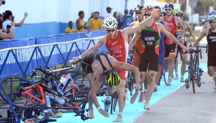 Volverán a las calles de La Habana los mejores triatletas del área. foto: ricardo lópez hevia