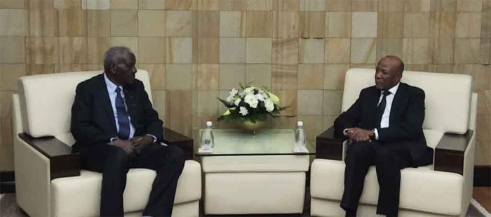 Lazo y presidente de Namibia