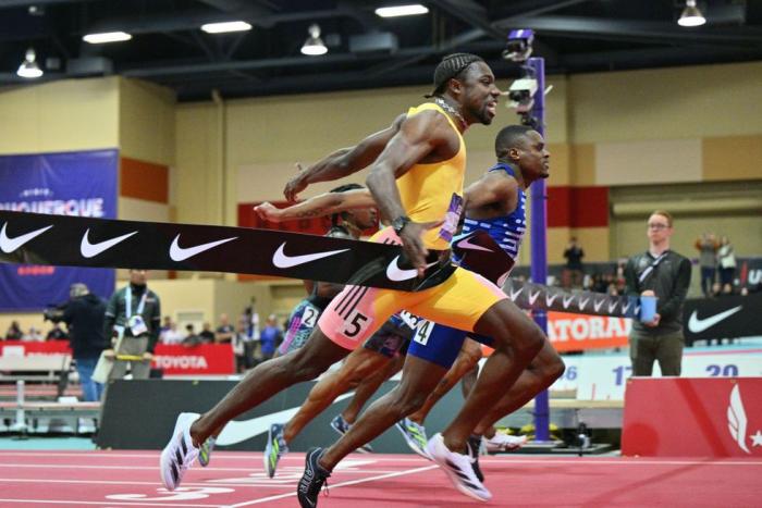 Noah Lyles y Christian Coleman protagonizarán el duelo en los 60 metros. foto: getty images
