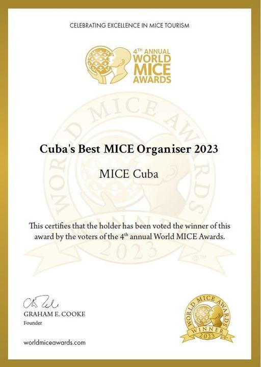 Cuba mejor en World MICE Awards 2023