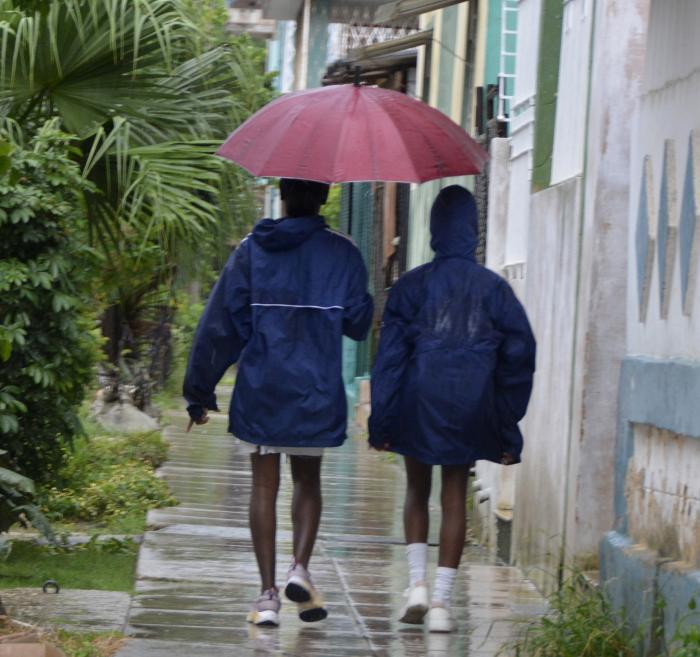Lluvias torrenciales en la capital el miércoles 15 de noviembre en horas de la tarde,.