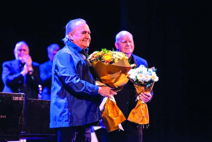 Los maestros Frank Fernández y Camp Kirkland. FOTO: ADRIÁN JUAN ESPINOSA