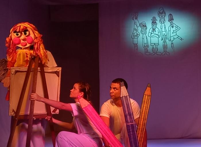 La obra Amelia sueña mariposas, de Teatro La Proa. 