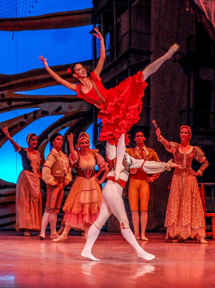 Gala por el Aniversario 59 del Triunfo de la Revolución cubana, Ballet Don Quijote, en el Teatro Alicia Alonso