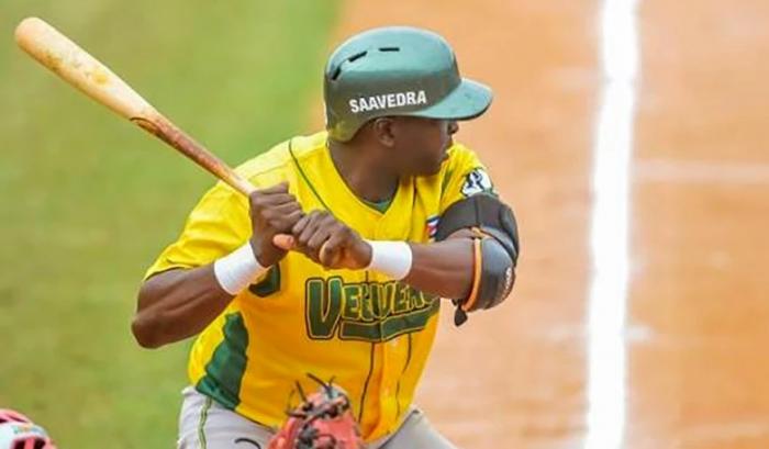 William Saavedra empató con Alfredo Despaigne como máximos jonroneros, con ocho, y, además, es líder en average (537) y en ops (1 740). foto: abel rojas 