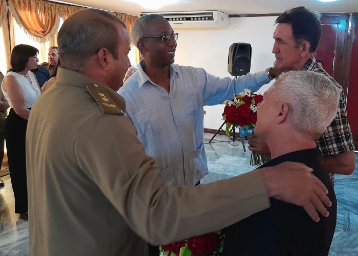 Joel Queipo Ruiz y Eugenio Rabilero