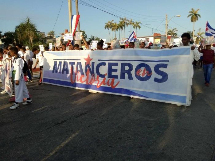 Desfile 1 de mayo en  Matanzas