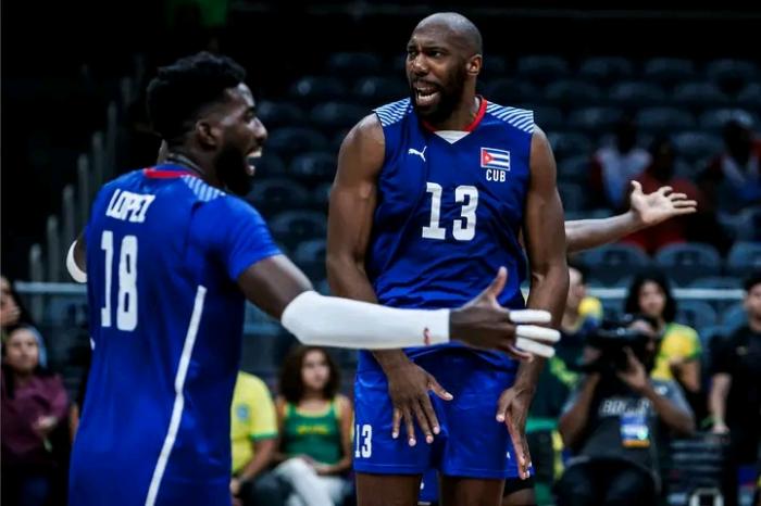 Pese a la derrota con Japón, Cuba sigue mostrando buena imagen en la Liga de Naciones. 
foto: voleyball world