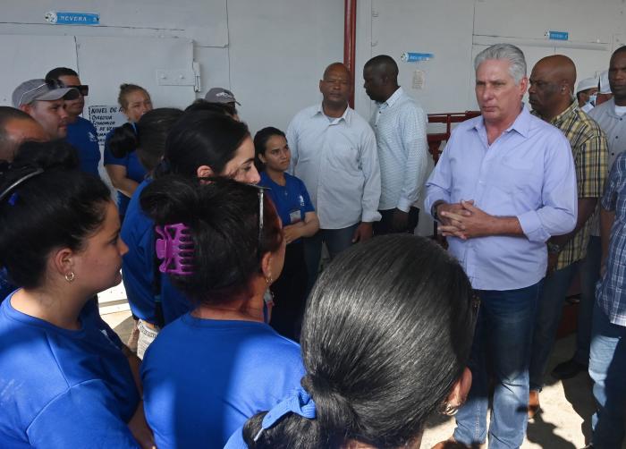 Díaz Canel en Yaguajay