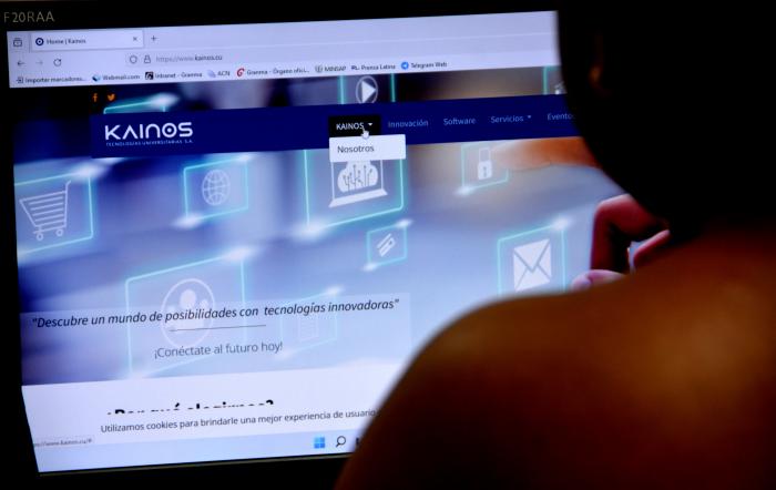 Página web Kainos  de la Universidad de Ciencias Informáticas (UCI).