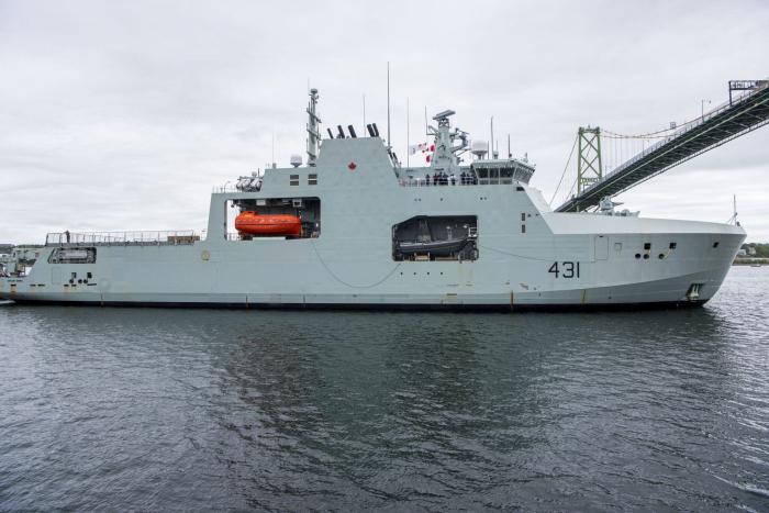 The future HMCS Margaret Brooke Ship Canada