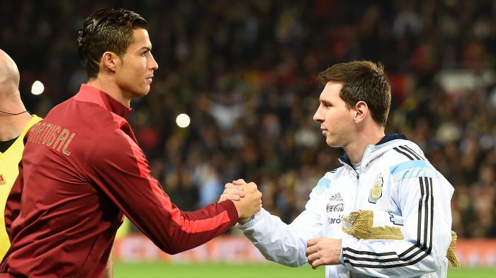 Cristiano y Messi, aún en su época