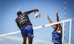 Jorge Luis Alayo tiene varias razones para sentirse contento. foto: norceca