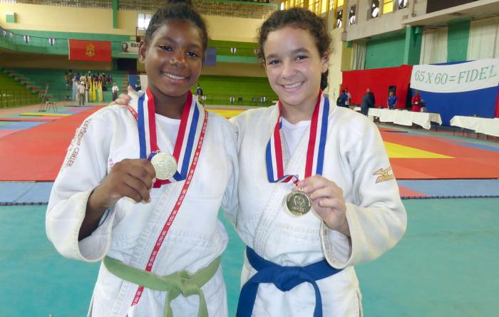 Artemisa acoge en su seno a dos grandes promesas del judo cubano. foto del autor